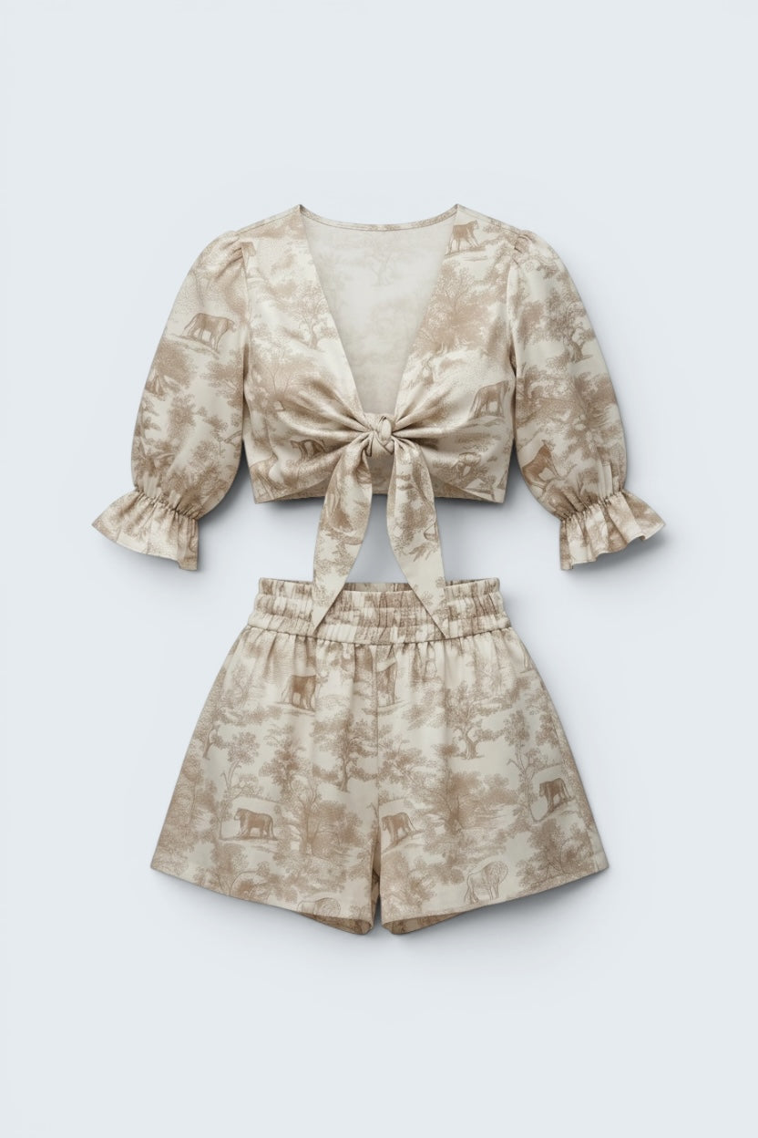 Set J’ADORE Grey x Shorts