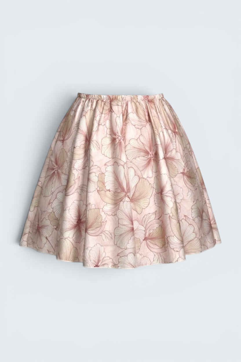 Mini Flared Skirt Pink